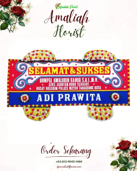 Papan Bunga Ucapan Selamat Silimakuta