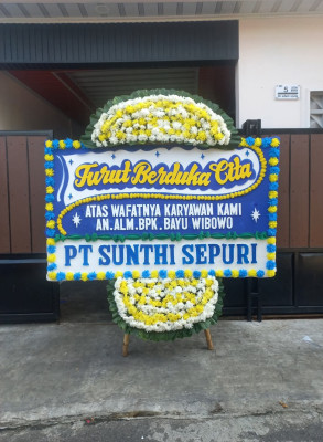 Papan Bunga Duka di Silimakuta