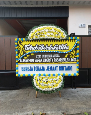 Papan Bunga Duka di Silimakuta